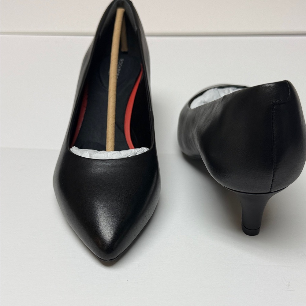 Rockport Black Leather Heels